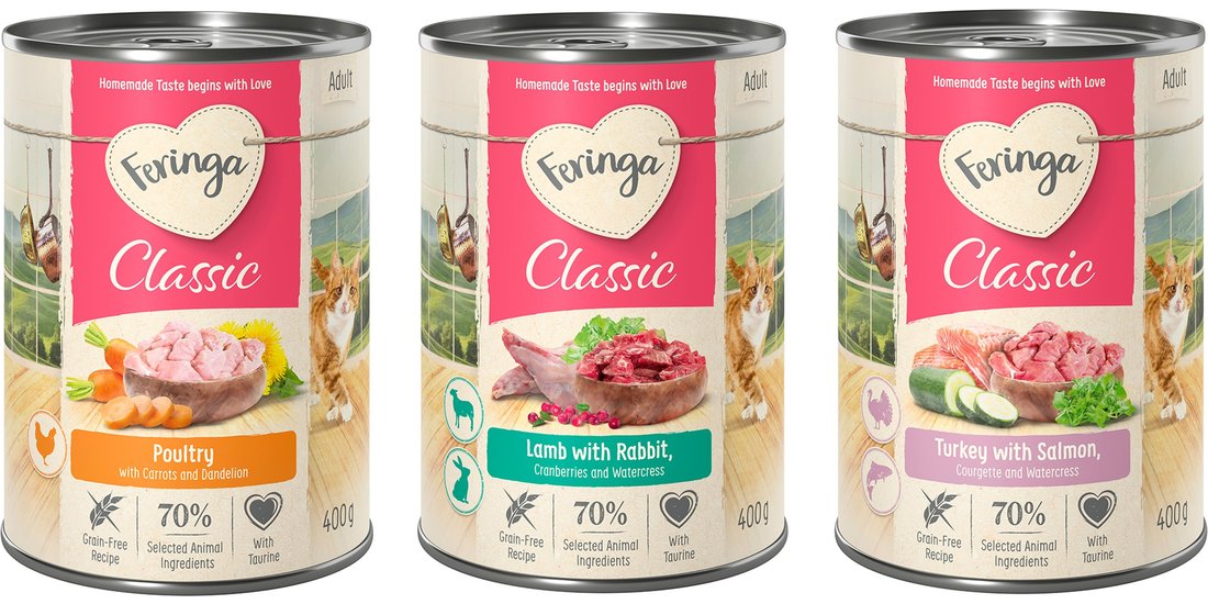 Feringa Classic Meat Menù 24 x 400 g – Mix 4: …