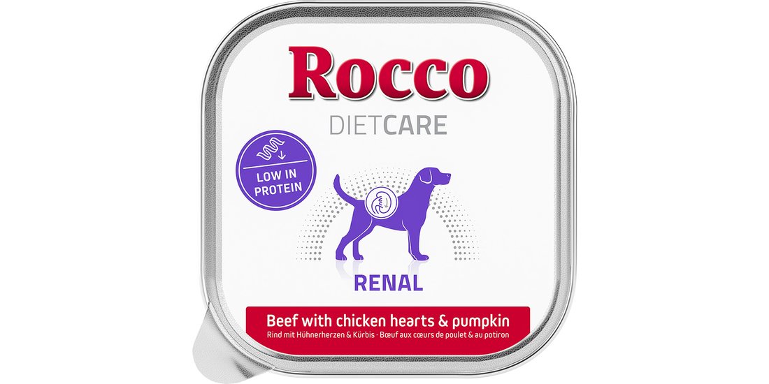 Rocco Diet Care Renal Manzo con Cuori di Pollo…