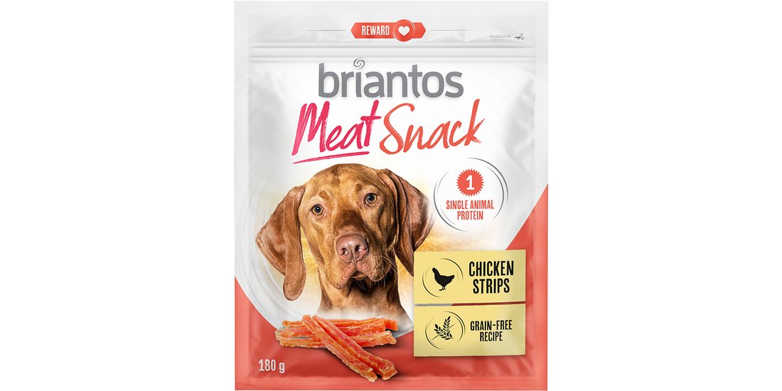 Briantos Meat Snack Strisce di Pollo per cani…