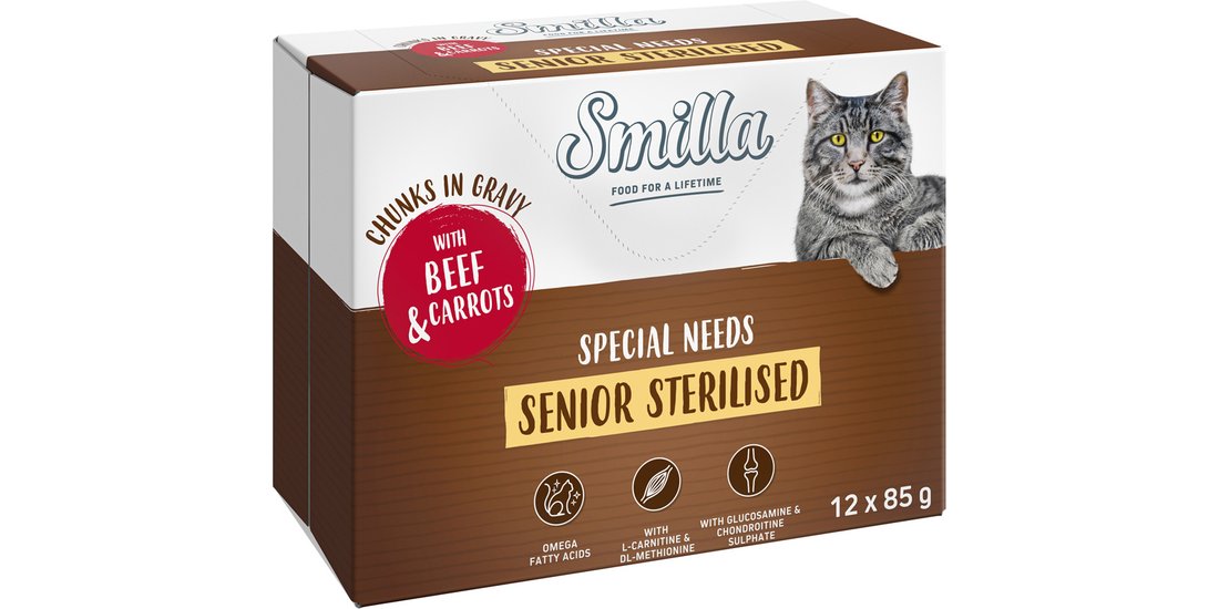 Smilla Senior Sterilised Bocconcini in Salsa …