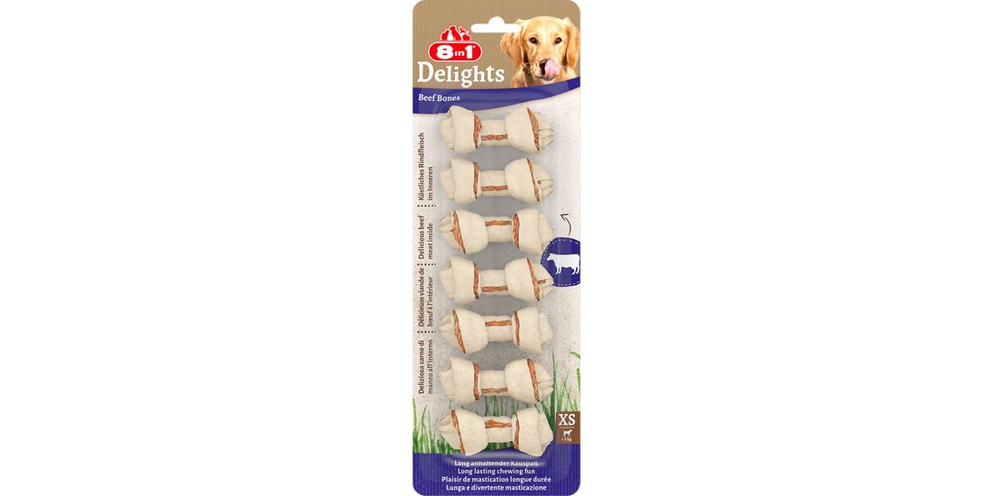 8in1 Delights Ossi da masticare Manzo – Set %: …