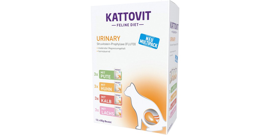 Kattovit Urinary Buste 12 x 85 g Alimento umido…