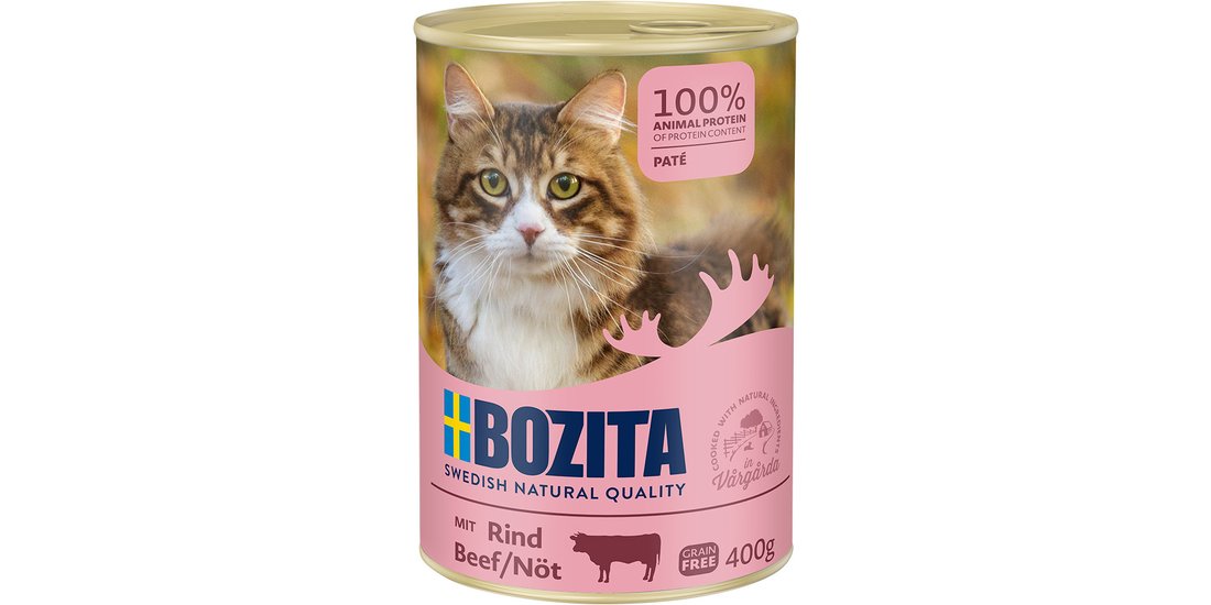 Bozita 6 x 400 g Alimento umido per gatti – Manzo…