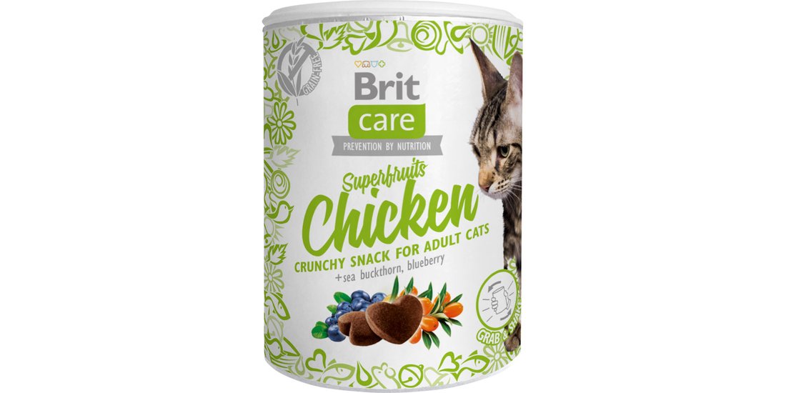 Brit Care Superfruits & Pollo Snack per gatti…