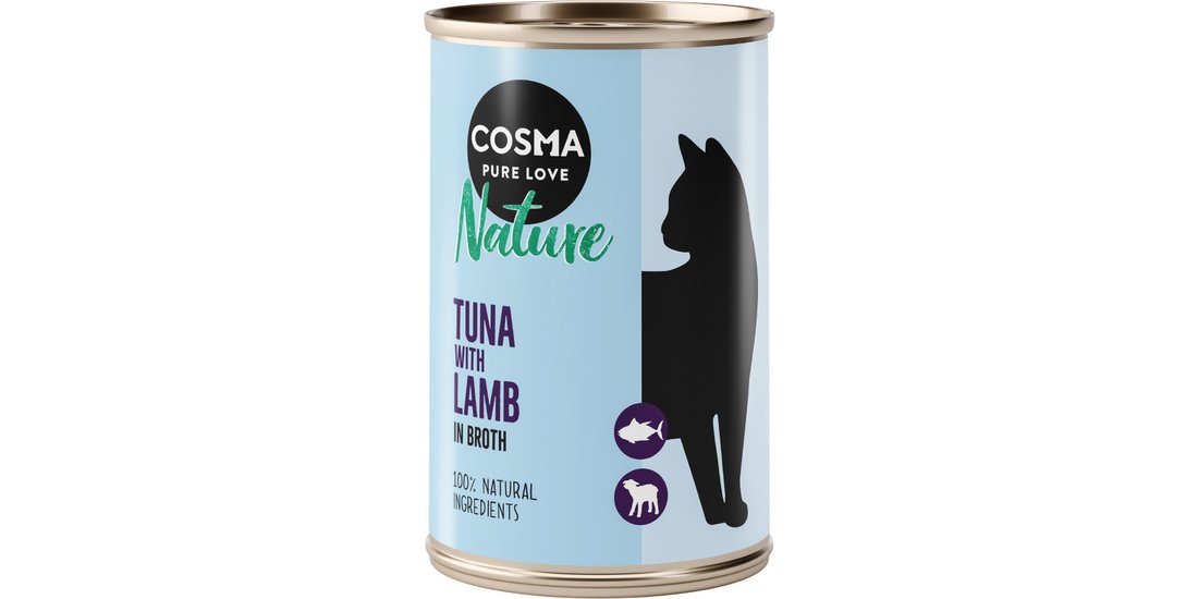 Cosma Nature 6 x 140 g Alimento umido per gatti…
