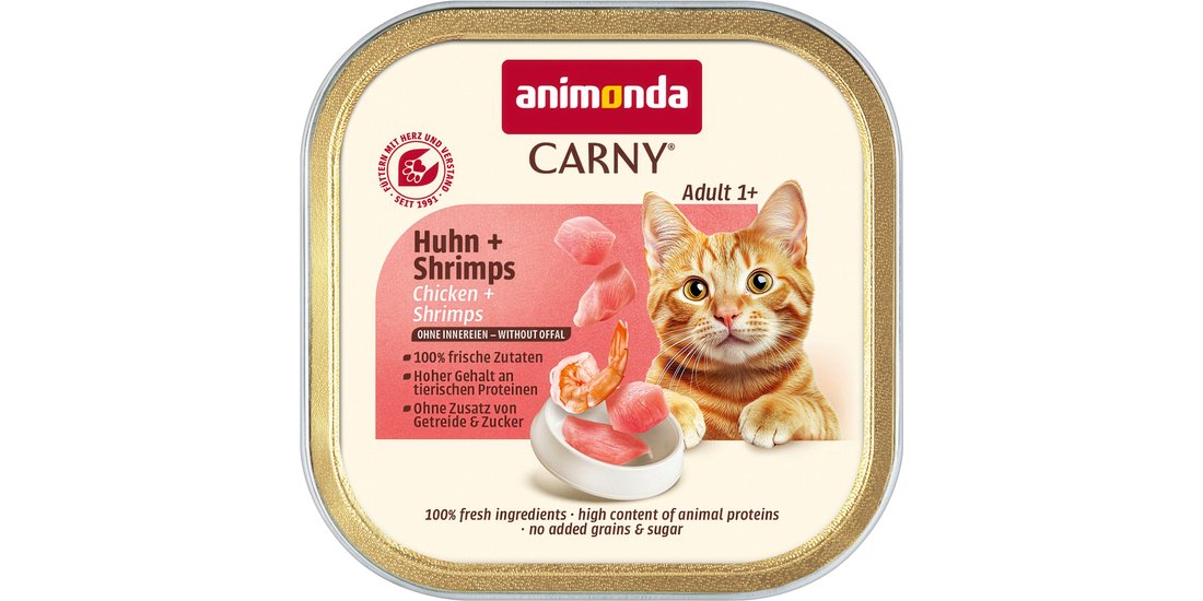 animonda Carny Adult 32 x 85 g – Pollo & Gamberetti…
