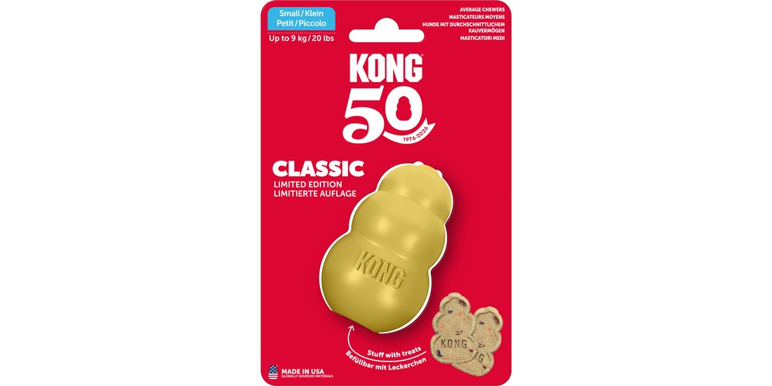 KONG Classic Gold – Tg. S: ca. Ø 45 x H 75 cm…