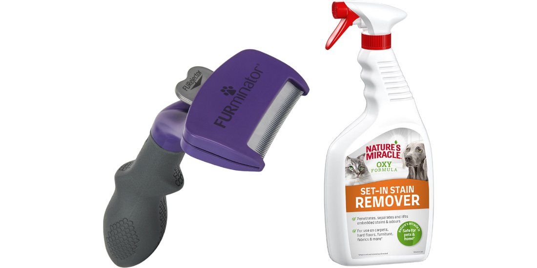 deShedding FURminator per gatti + Nature’s Miracle…