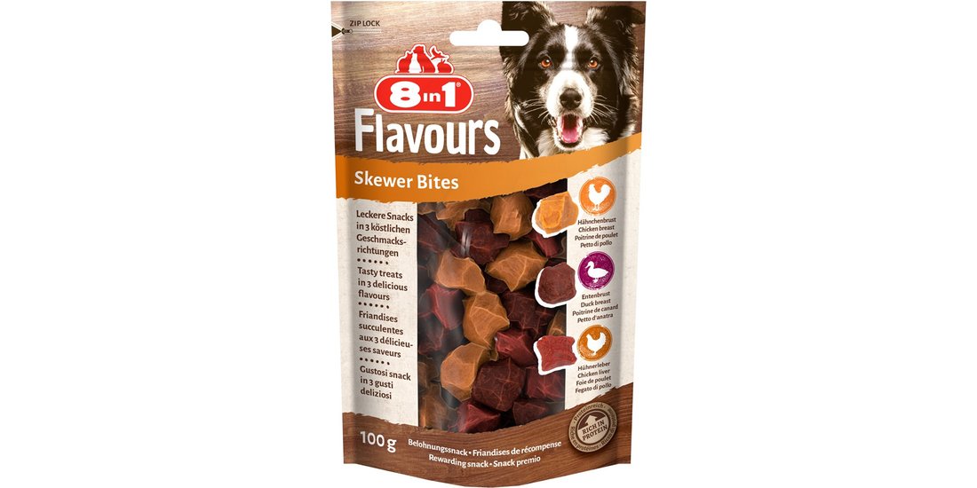 8in1 Flavours Skewer Bites Pollo Snack per cani…