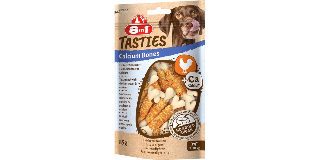 8in1 Tasties Calcium Bones Pollo Snack per cani…