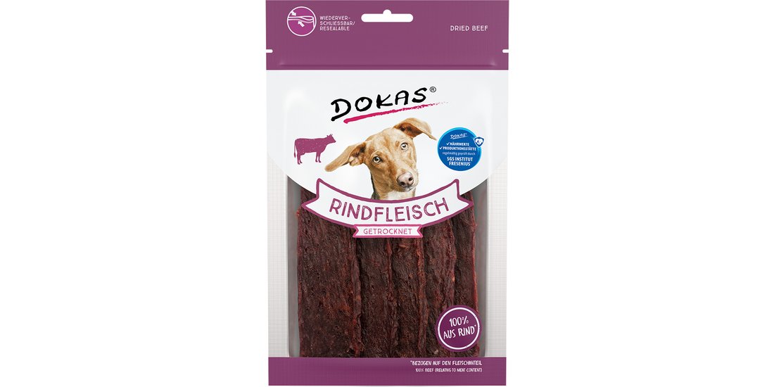 Dokas Carne di manzo essiccata Snack per cane…