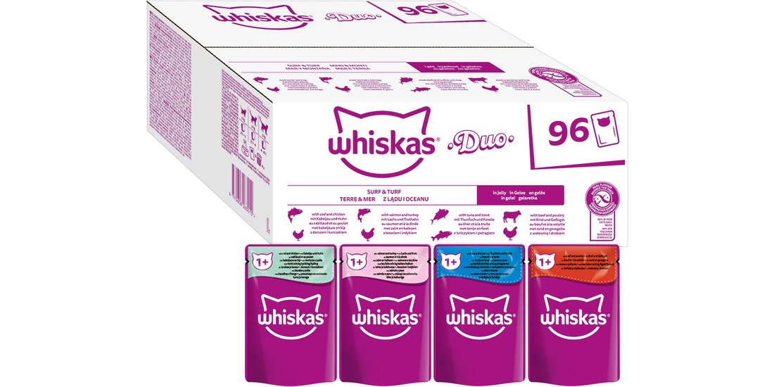 Megapack risparmio! Whiskas Duo in buste 96 x…