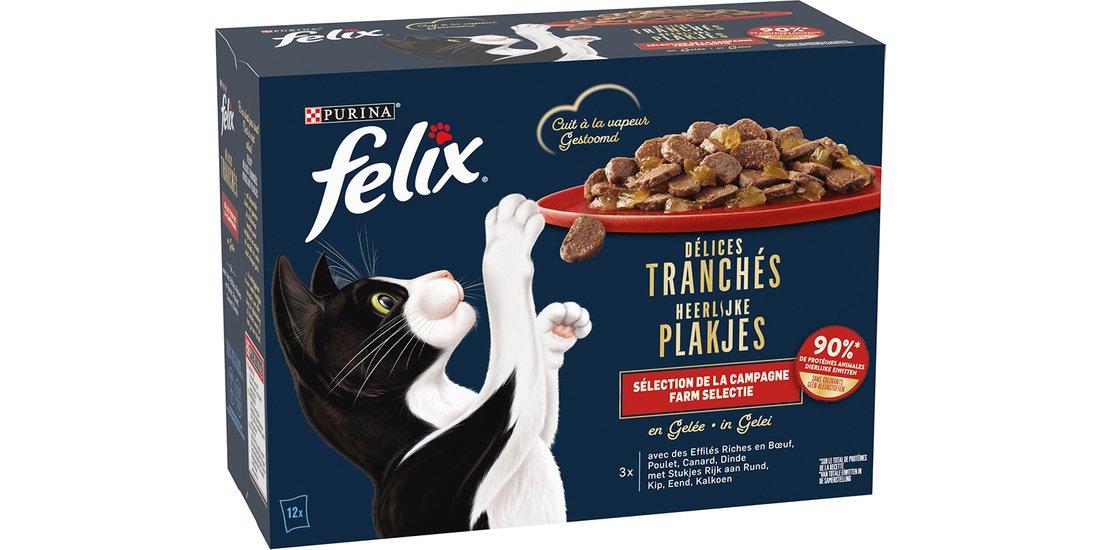 Felix Fettine al vapore 12 x 80 g Alimento umido…