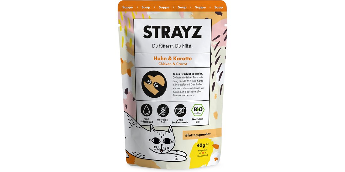Zuppa Snack STRAYZ BIO per gatto – 40 g