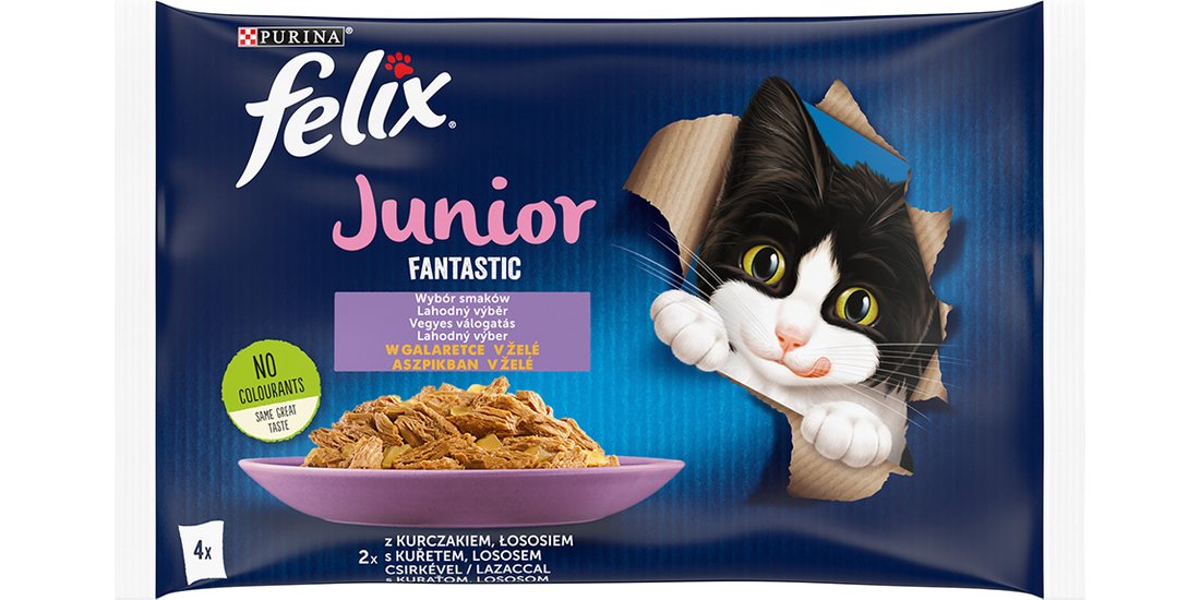 Felix Junior Fantastic in buste 4 x 85 g Alimento…