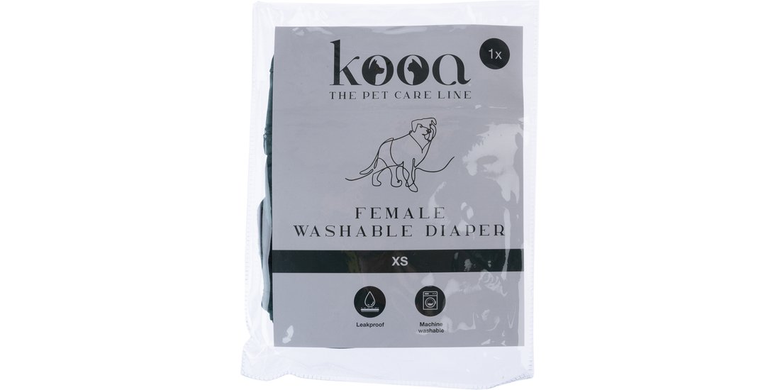 kooa Pannolino lavabile per cani femmina – Taglia…