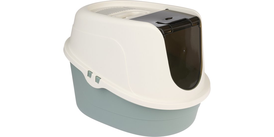 Toilette per gatti TIAKI Teala – bianco / verde…