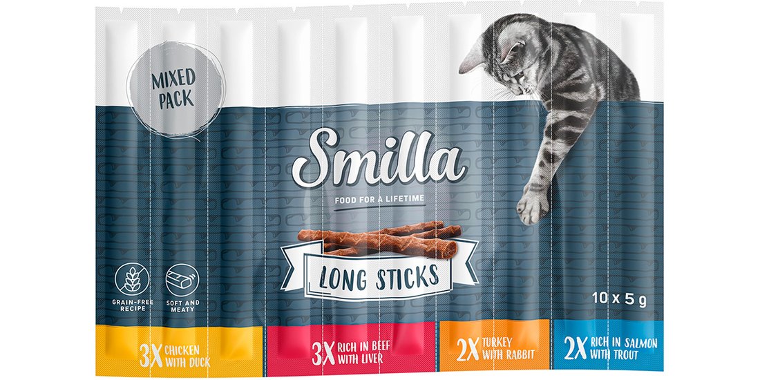 Smilla Long Stick Pacco misto 10 x 5 g Snack …