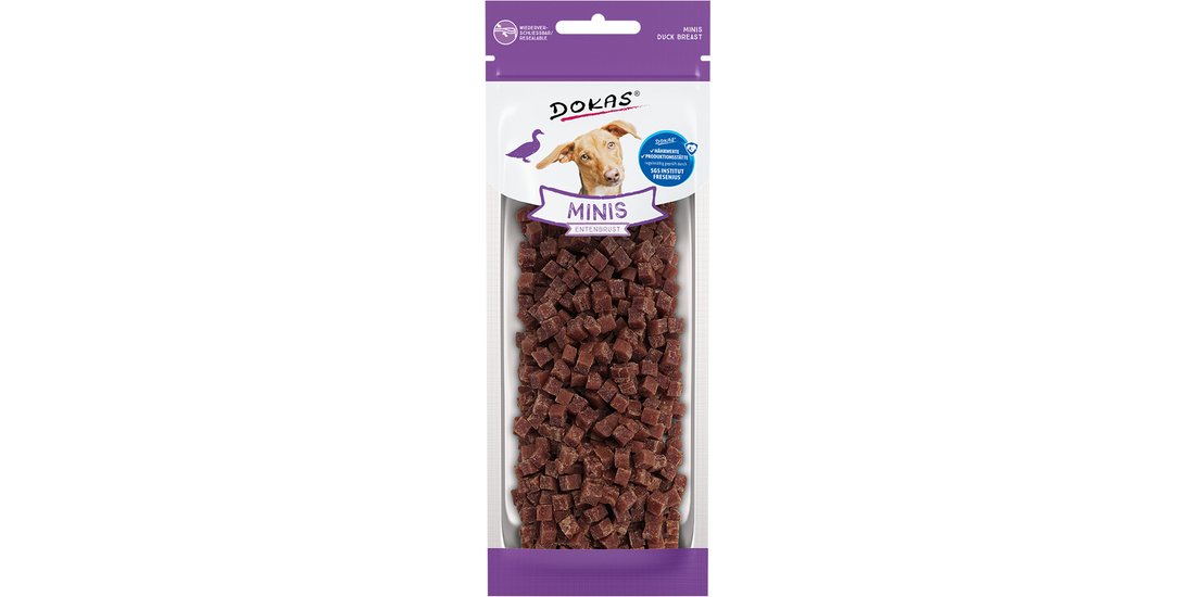 Dokas Minis Petto d’anatra Snack per cane – 70…