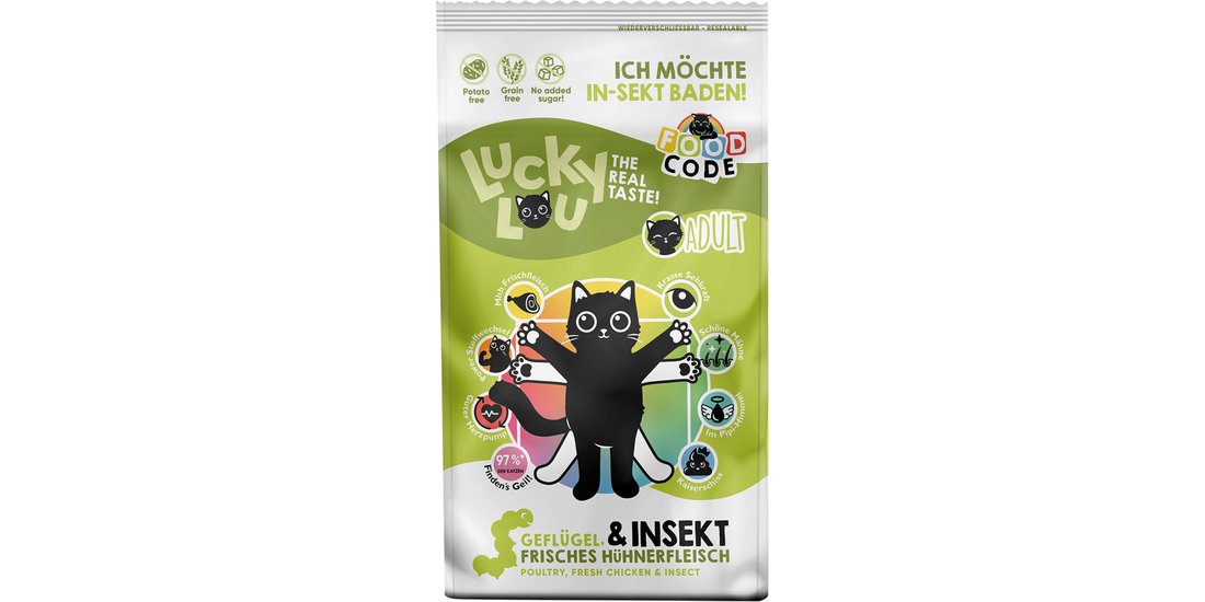Lucky Lou Adult Pollame & Insetti – 340 g