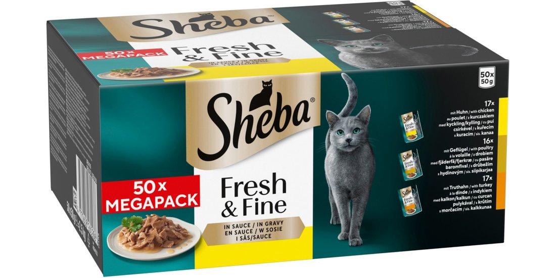 Sheba Délices du Jour 50 x 50 g – con Pollo Pollame…