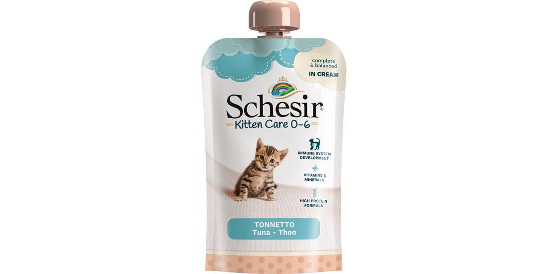 Schesir Kitten in crema 10 x 150 g Umido per …