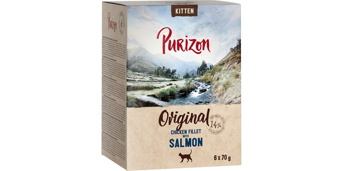 Purizon Kitten 6 x 70 g – senza cereali – Filetto…