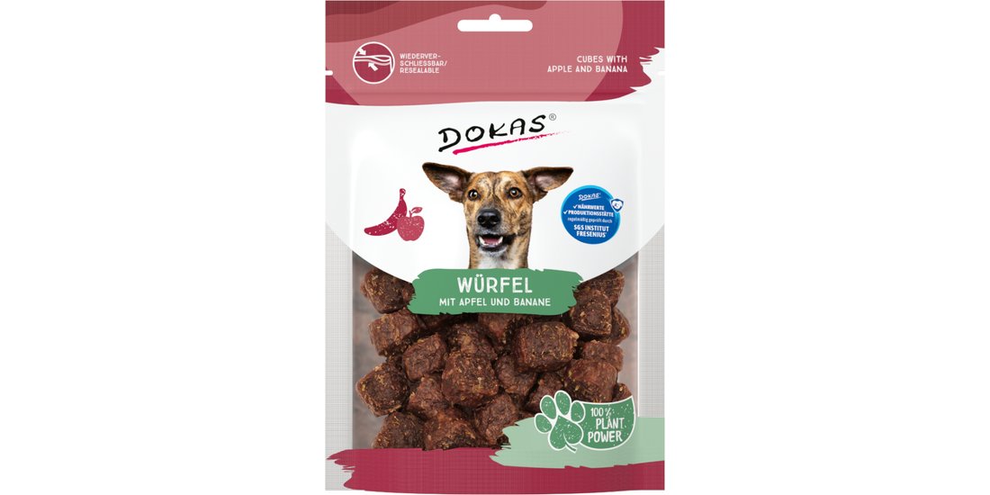 Dokas Dadini con mela e banana Snack per cane…
