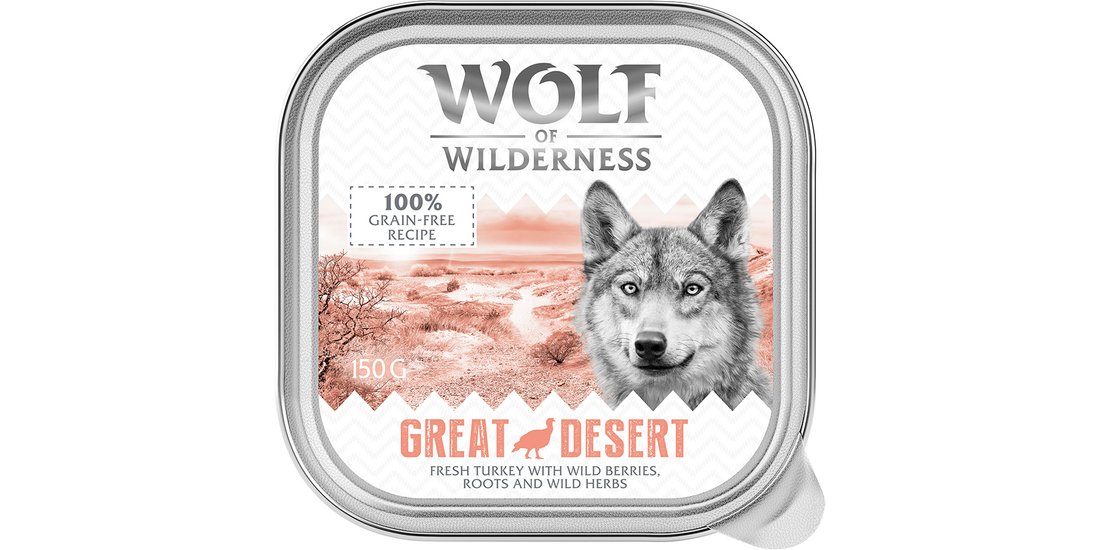 Wolf of Wilderness MINI Adult 6 x 150 g umido…
