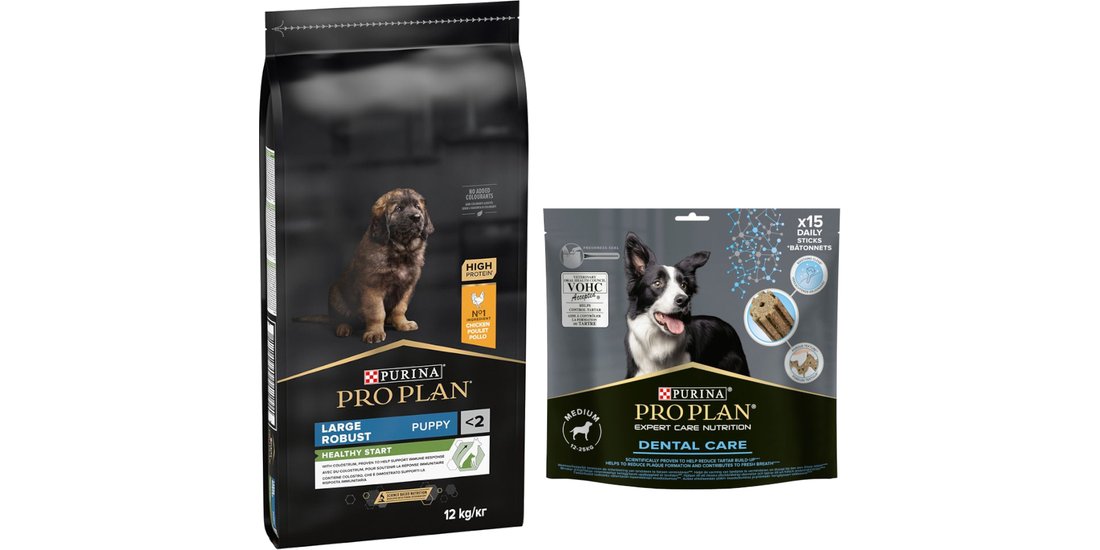 12 kg PURINA PRO PLAN Puppy + 345 g / 426 g Dental…