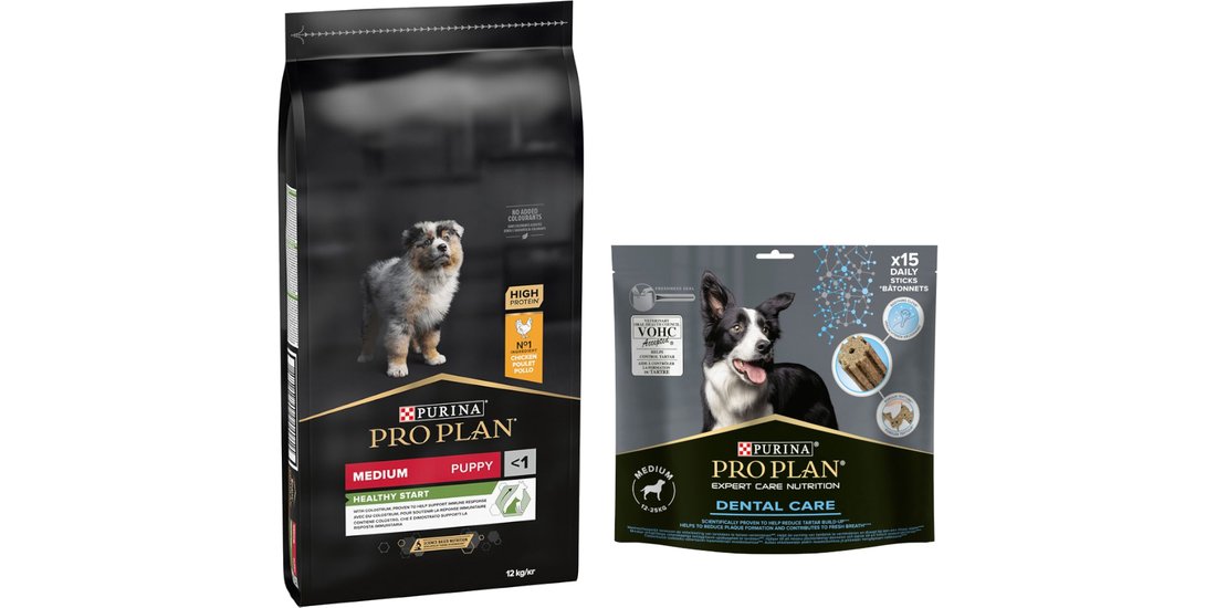 12 kg PURINA PRO PLAN Puppy + 345 g / 426 g Dental…