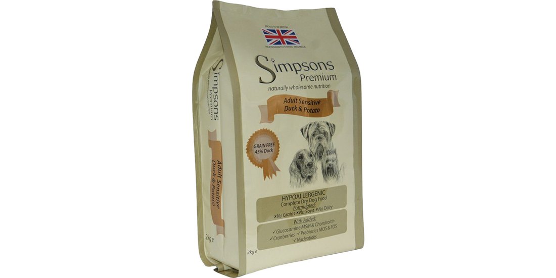 Simpsons Premium Sensitive Adult Anatra e Patate…
