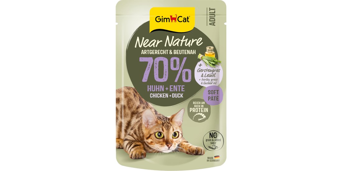 GimCat Near Nature 16 x 85 g Umido per gatto – …