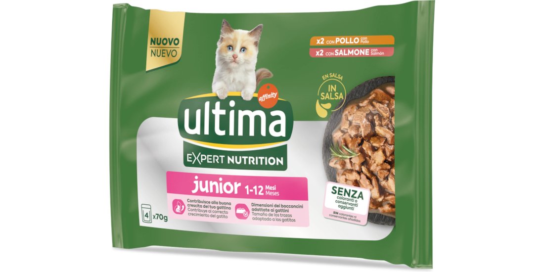 Ultima Cat Expert Nutrition Junior Pollo & Salmone…