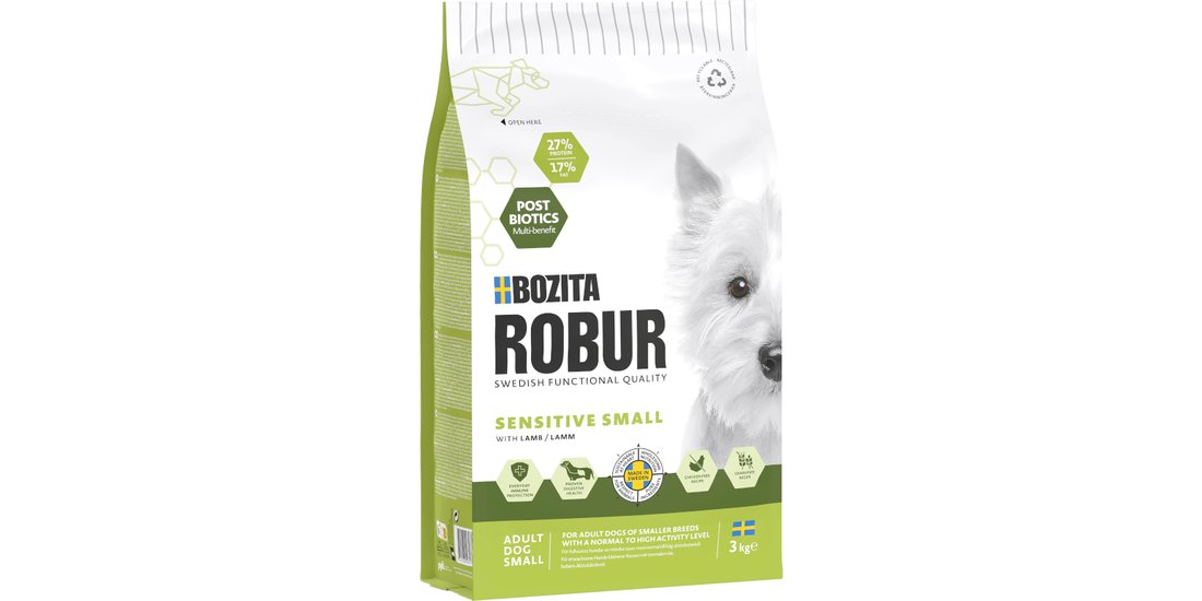 Bozita Robur Adult Small Breed Sensitive Agnello…