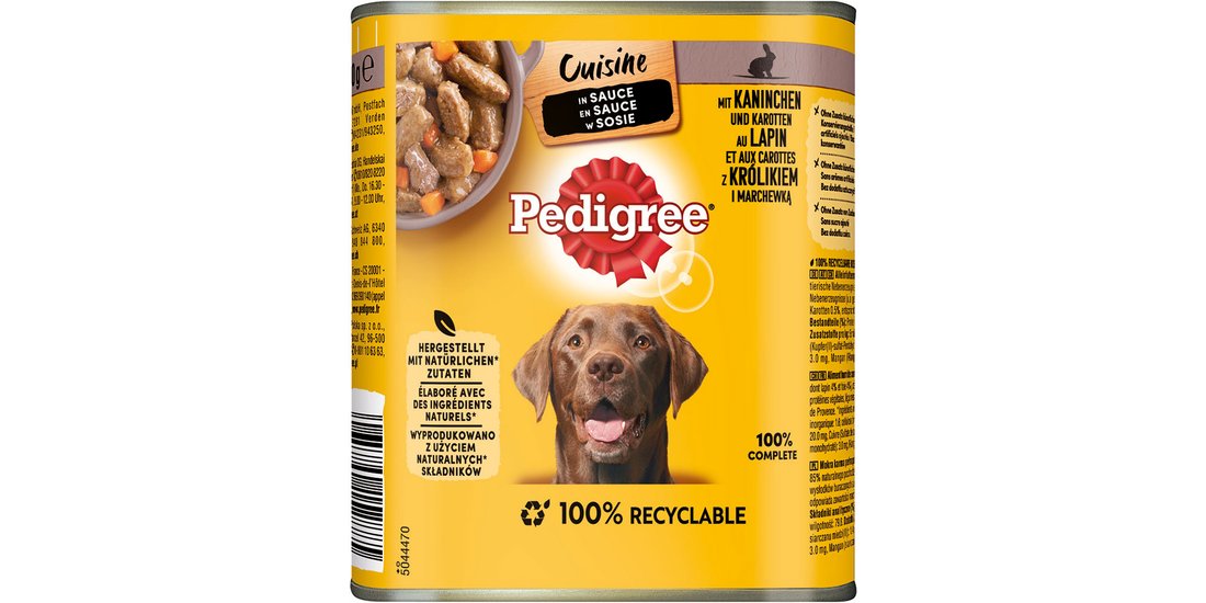 Pedigree Classic 12 x 800 g – Coniglio e Carote…