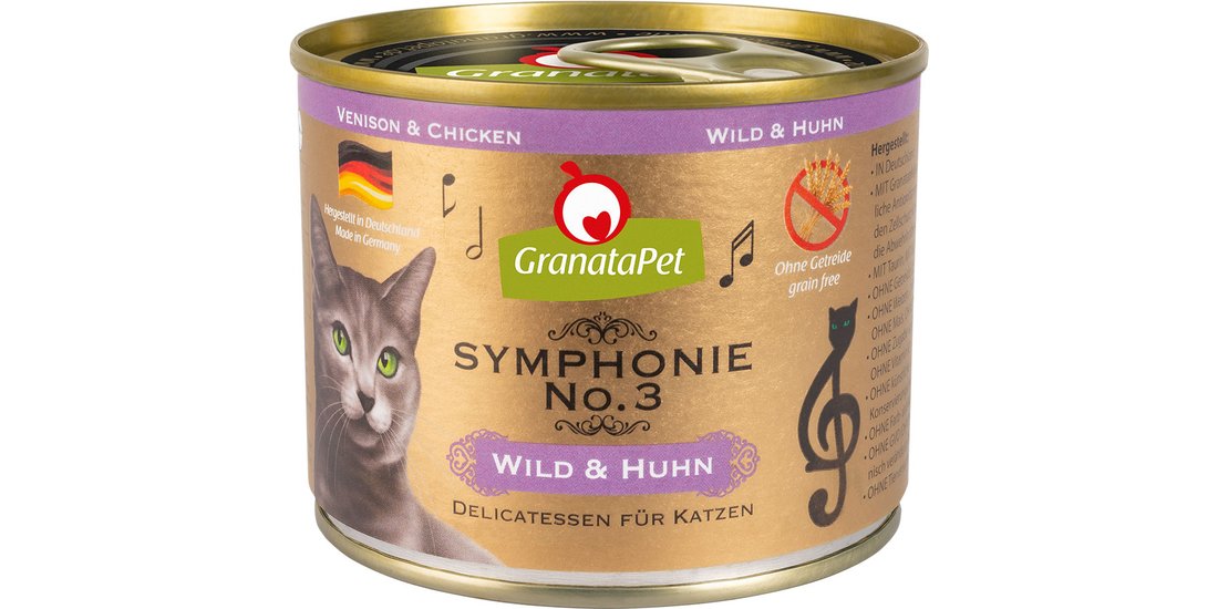 GranataPet Symphonie 6 x 200 g Umido per gatto…