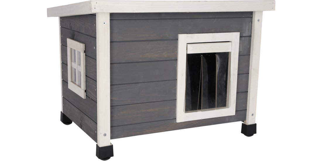 Kerbl Pet Casetta per gatti Rustica bianco / …