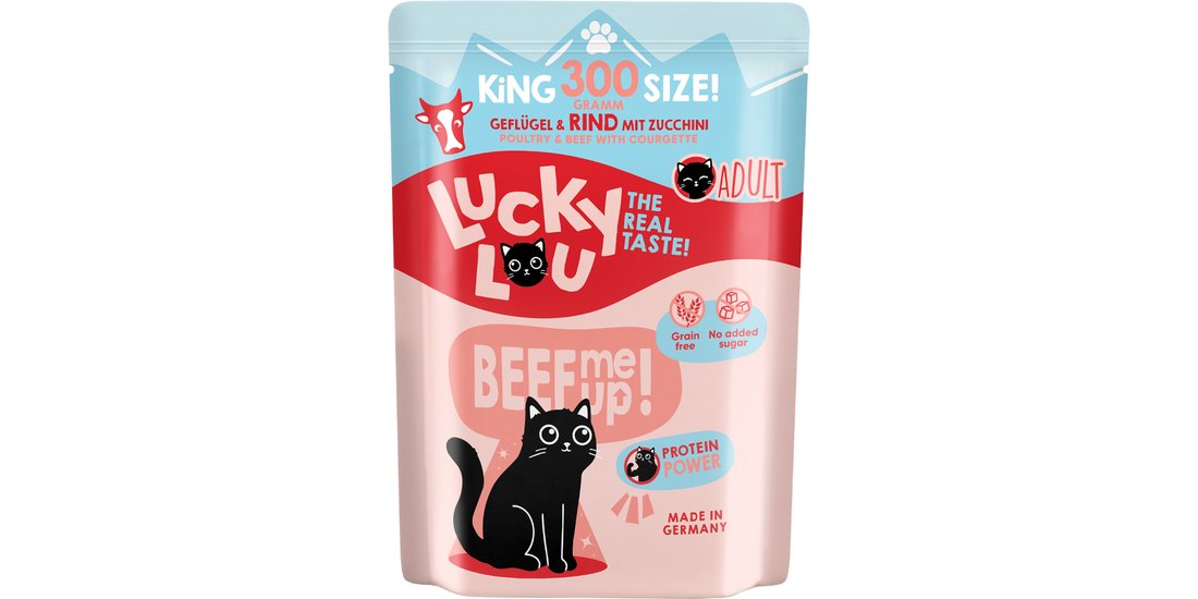 Lucky Lou Adult 300 g – Pollame & Manzo
