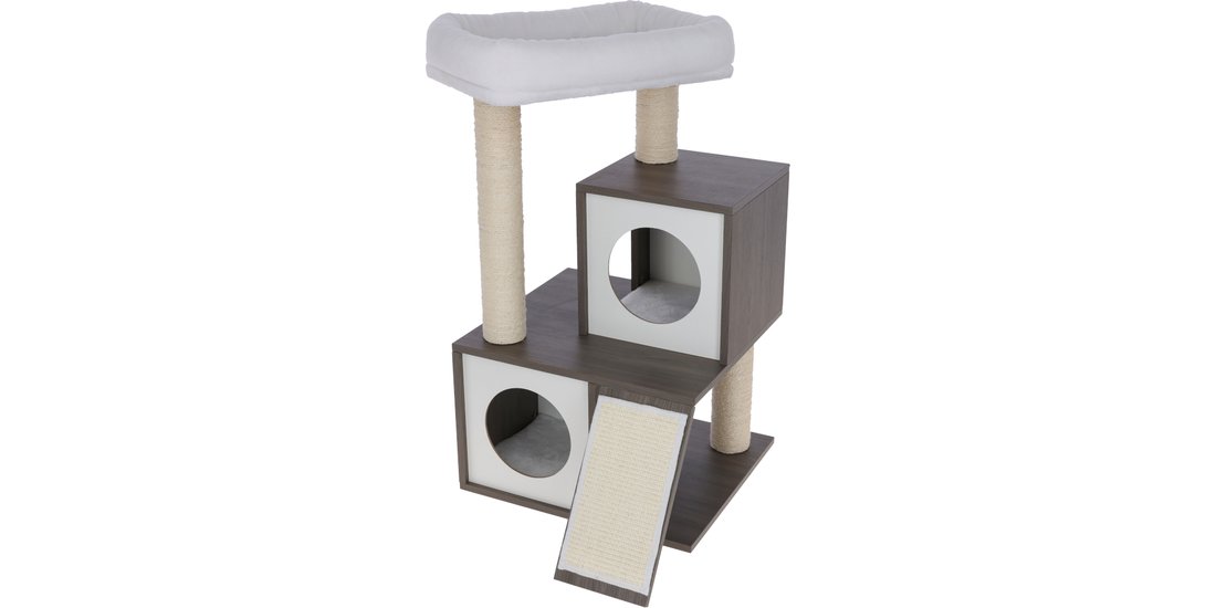 Kerbl Pet Flair Tiragraffi bianco/grigio – L…