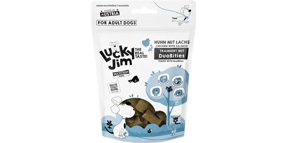 Lucky Jim DuoBities – Set %: Pollo con salmone…