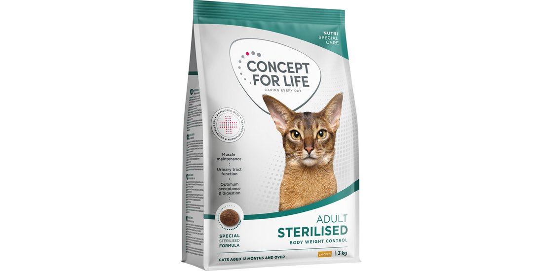 Concept for Life Sterilised Cats Pollo – 3 kg…