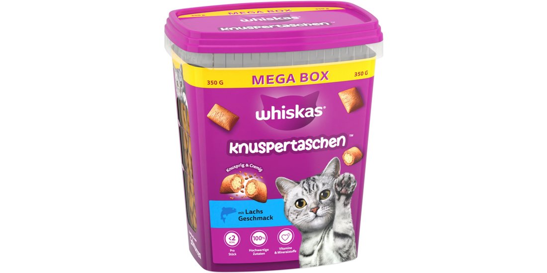 Whiskas Temptations – Set %: 2 x 350 g Salmone…