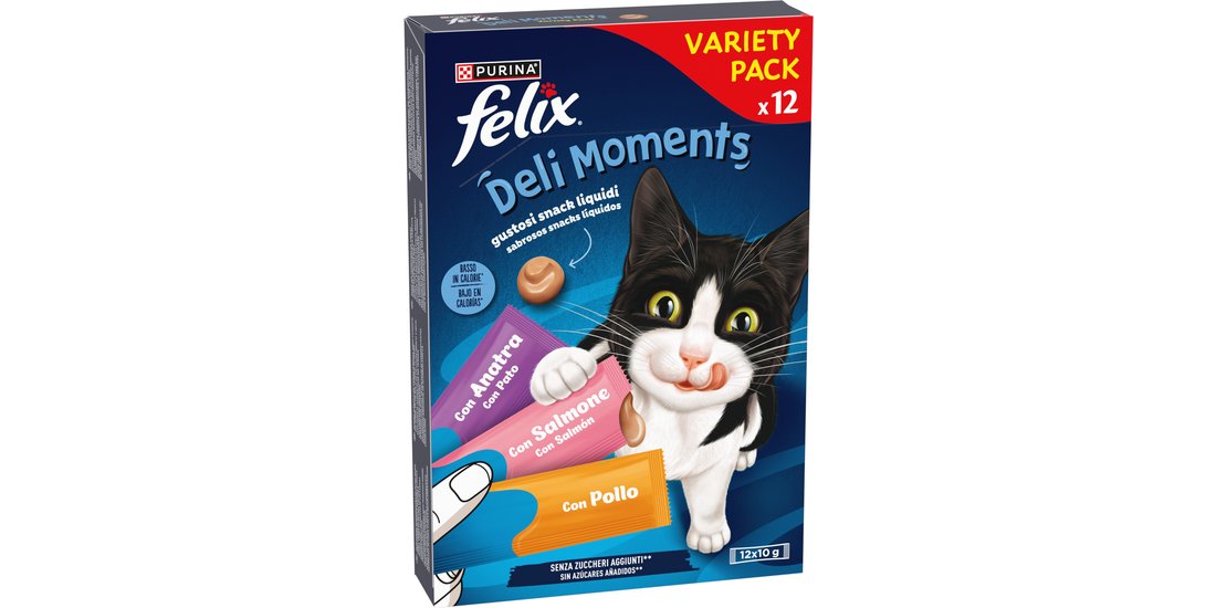 Felix Deli Moments Multipack – 12 x 10 g Pollo…
