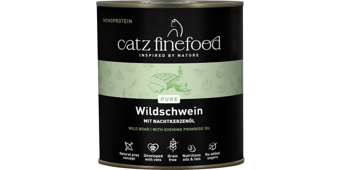 catz finefood Pure 6 x 800 g – Cinghiale