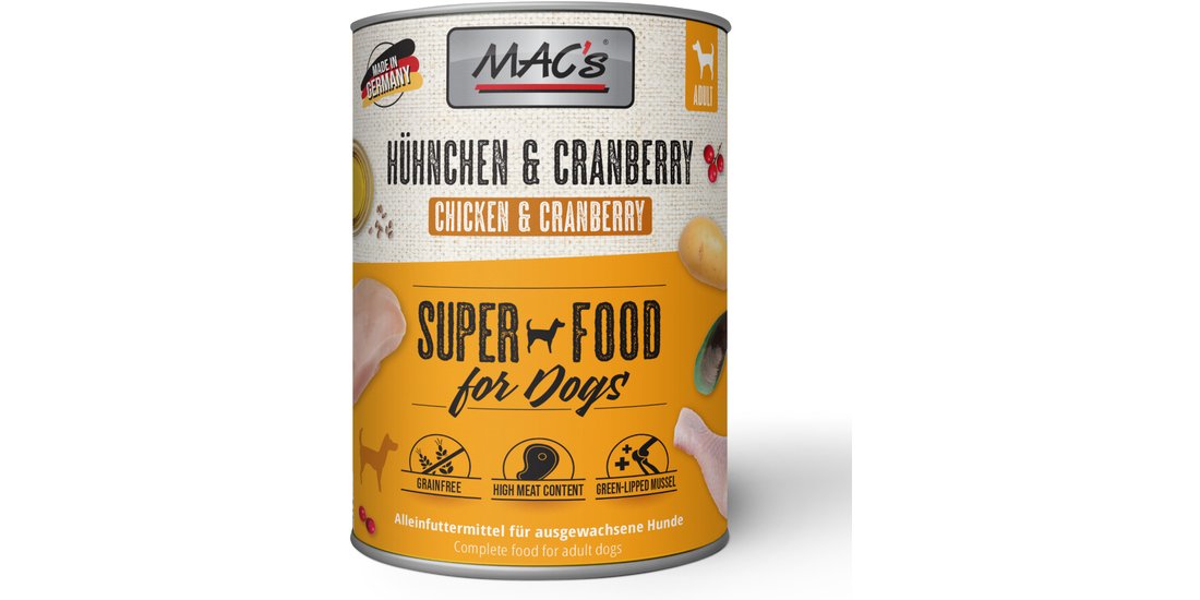 MAC’s Adult 6 x 800 g Umido per cane – Pollo & …