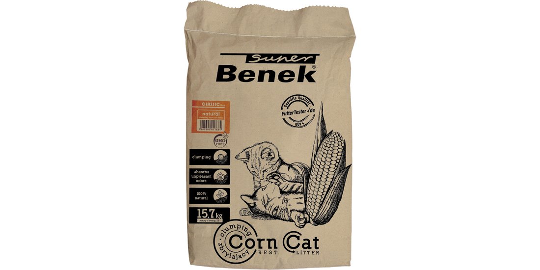 Lettiera Super Benek Corn Cat Natural – 25 L (…