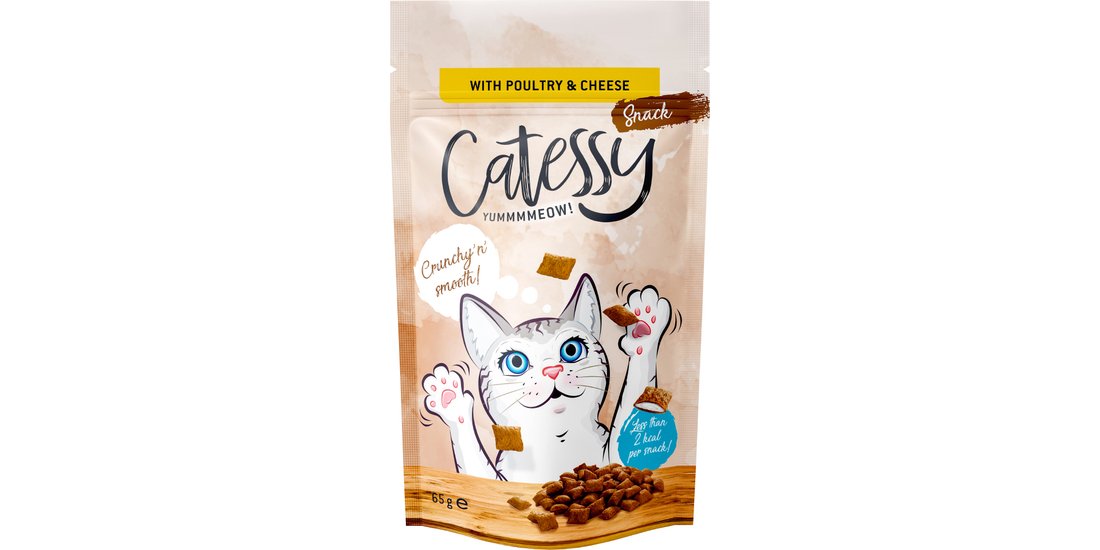 Catessy Snack Croccanti 5 x 65 g – con Pollo …