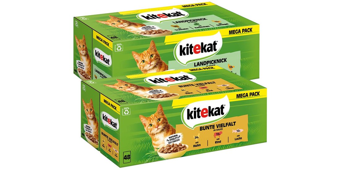 Kitekat in buste 96 x 85 g Umido gatto – Mix …