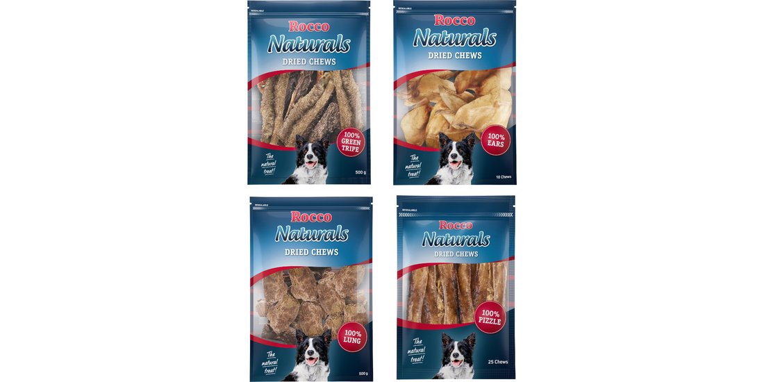 Pacco misto Rocco Snack di manzo – 4 tipi di …